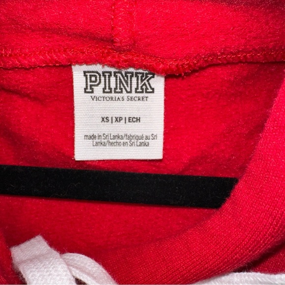 Pink Victoria Secret  x The Ohio State University Top Womens Red XS Studded Hood - Picture 2 of 7